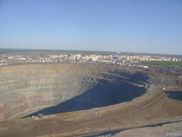 Mir, una mina de diamantes en Siberia