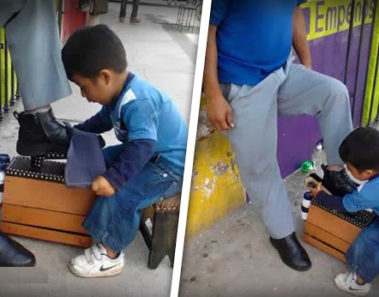 Este niño oaxaqueño de 5 años trabaja 12 horas para mantener a sus hermanos