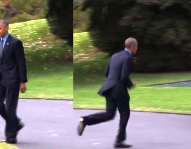 obama corre apurado olvido algo