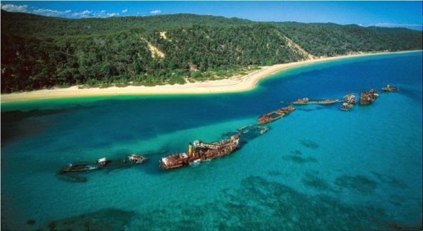 Tangalooma Wrecks en Moreton Island 