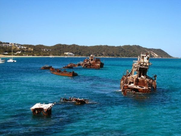 Tangalooma Wrecks en Moreton Island 