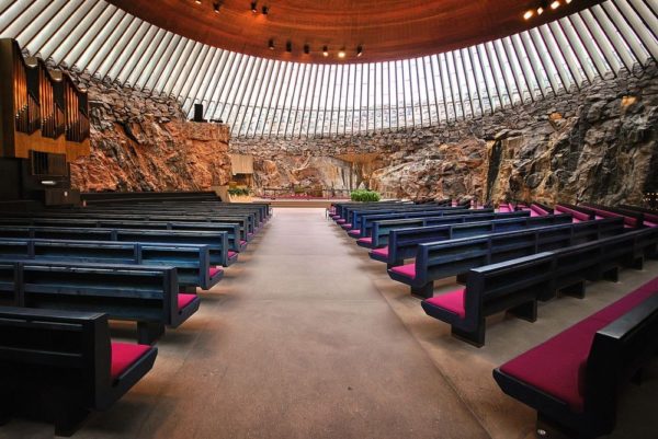 Temppeliaukio, una iglesia de roca en Helsinki