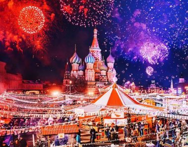 Cómo celebran la Navidad en Moscú, Rusia