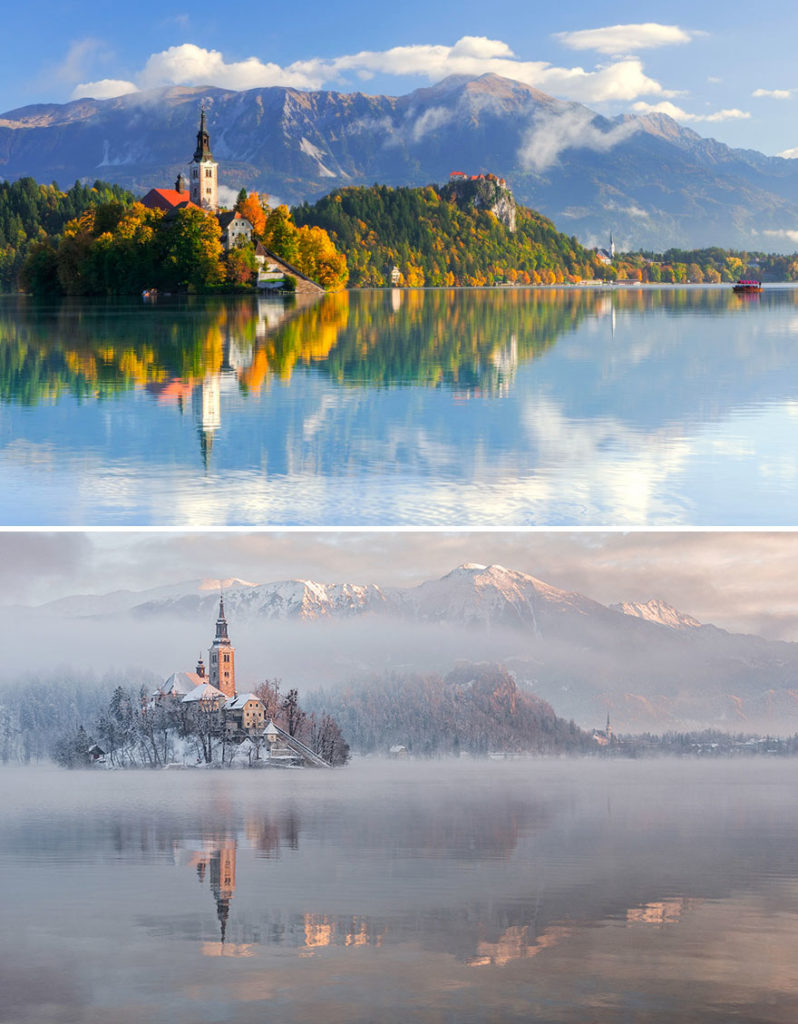 15 Fotos de antes y después de las preciosas transformaciones invernales