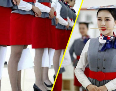 Así es como se entrenan las azafatas de China