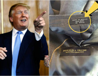 La ropa marca Donald Trump tiene la etiqueta 'Hecho in Mexico'