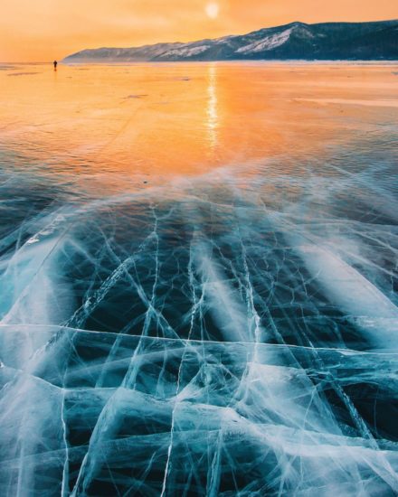 Este es el lago Baikal, el más profundo del planeta