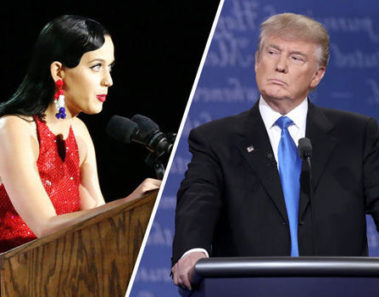 Así fue como Katy Perry protesto en contra del muro de Donald Trump