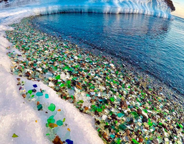 Era un vertedero de botellas pero gracias a la naturaleza es una de las playas más hermosas del mundo