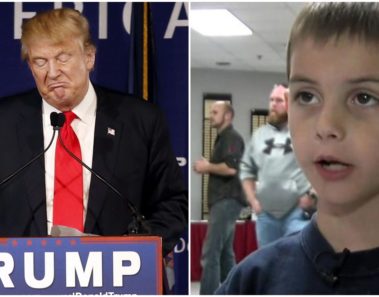 "Trump no debería hacer todo eso": el niño de 7 años que enfrentó a un senador de Estados Unidos