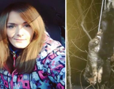 Lo que esta chica encontró colgando de un árbol, ¡Te romperá el corazón!
