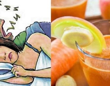 Con este jugo natural tu esposo dejará roncar todas las noches
