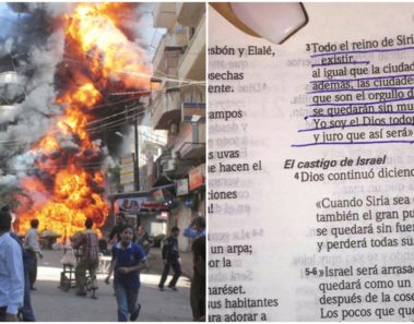 La Biblia tenía razón. Predijo los ataques de Siria