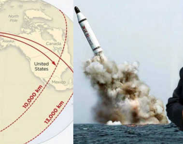 Revelan los mapas que muestran qué países serían alcanzados por los misiles de Corea del Norte…