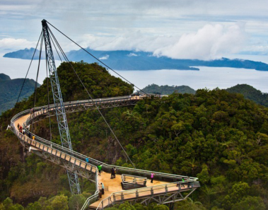 Este es el puente colgante más impresionante que existe en Malasia