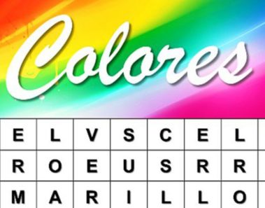 Test: ¿Qué color encuentras primero en esta sopa de letras? El color refleja varios aspectos de tu personalidad