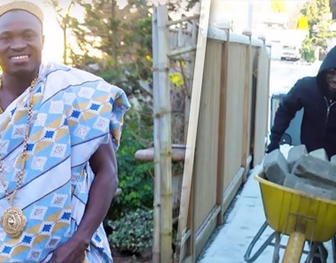 Este rey africano trabaja en Canadá para llevar dinero a su pueblo
