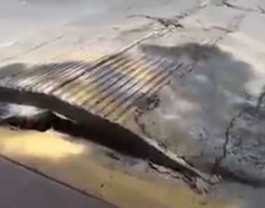 Mira como "respira" una carretera tras el terremoto de México