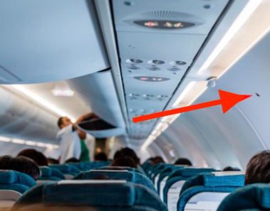 ¿Qué indica el pequeño triángulo negro que se ve en la cabina de los aviones?