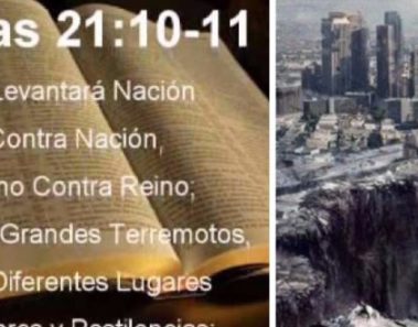 Las terribles profecías de la biblia que se esta cumpliendo al pie de la letra, Solo nos queda pedir a Dios