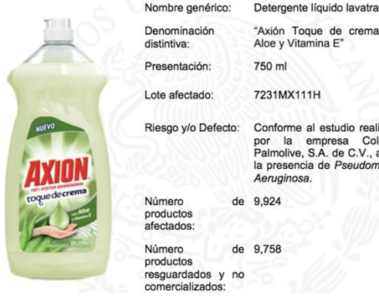 ¡Alerta! Este lavatrastes contiene una bacteria, Profeco pide evitar su uso