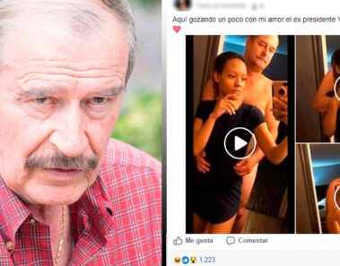 Fotografías y videos del ex presidente Vicente Fox con su novia menor de 18 años se vuelven virales