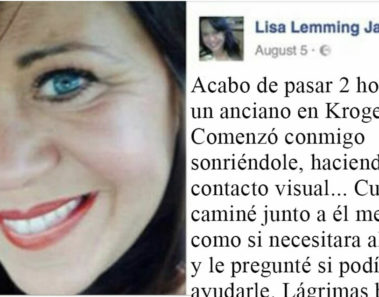 Anciano tiene accidente en sus pantalones mientras compra, la respuesta de la mujer es enternecedora