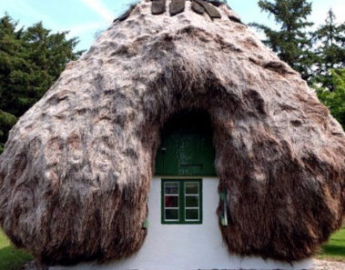 ¡Increíble! Estas casas en Dinamarca están hechas con algas