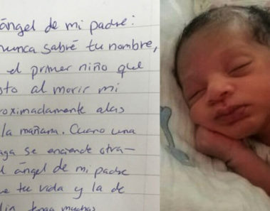 Mamá recibe misteriosa nota de enfermera. Luego bautiza al hijo con el nombre de un desconocido
