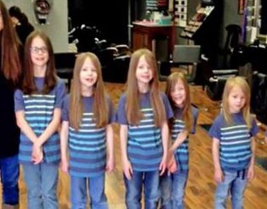 Acosan a sus 6 hijos por su pelo largo, pero entonces se lo cortan y todos descubren por qué
