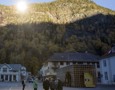 Los gigantescos espejos solares de Rjukan