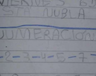 Le piden a este pequeño que enumere al revés y así es como lo hizo
