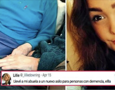 Mujer lleva a abuela con demencia a asilo de ancianos, oye 6 palabras que le parten el corazón al instante