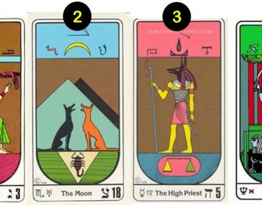 Escoge una carta del tarot egipcio, la que elijas te dirá tu futuro
