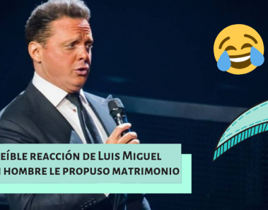 [VIDEO] La increíble reacción de Luis Miguel cuando un hombre le propuso matrimonio