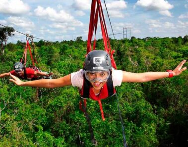 Tirolesas en Cancún Riviera Maya